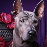 Thai Ridgeback Dog Portrait 3